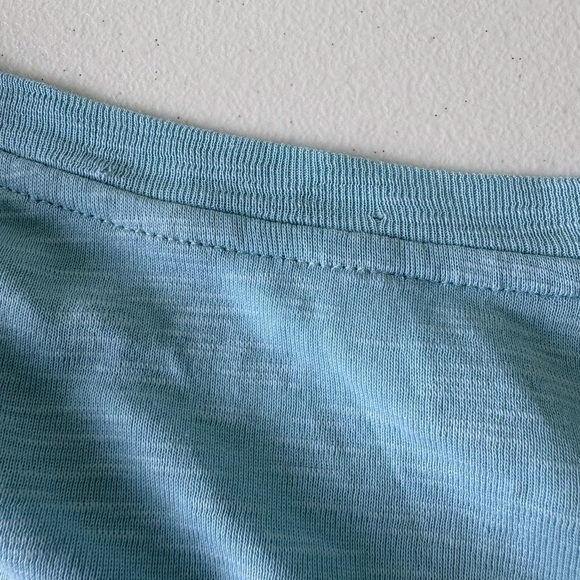 J Jill 3X 100% Pima  Cotton Scoop Neck Elbow Sleeve Tee Beach Vacation Casual - Picture 7 of 9